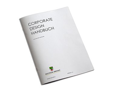 Sachsen-Anhalt corporate design handbuch