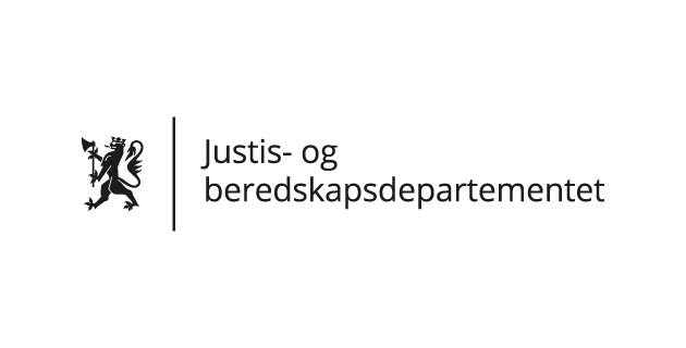 vektorisert logo Justis- og beredskapsdepartementet
