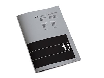Government of Canada identity program manual